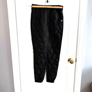 The American Outdoorsman Women’s Pants Black Quilted Front Pockets Cuff Ankle S